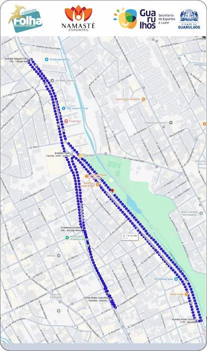 Percurso 5km