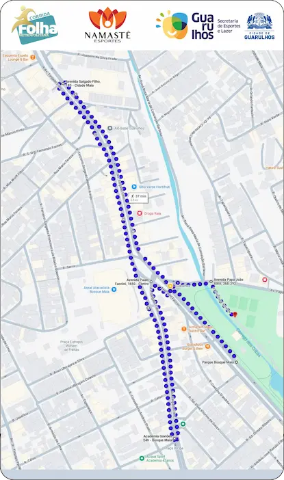 Percurso 5km